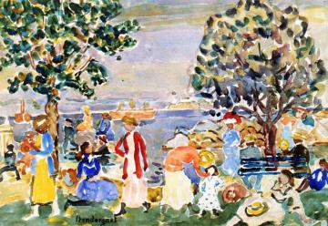 Salem Harbor No. 1 Artwork by Maurice Prendergast