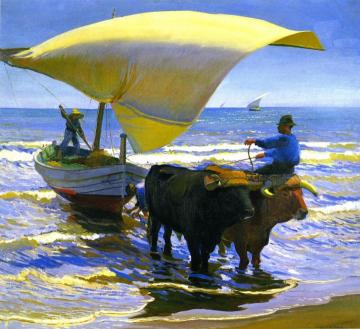 Spanish Boats Artwork by Arthur Rider