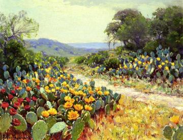Cactus In Bloom Artwork by Julian Onderdonk
