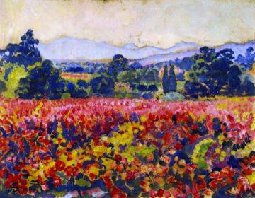 Study for 'Vines in October' Artwork by Theo van Rysselberghe