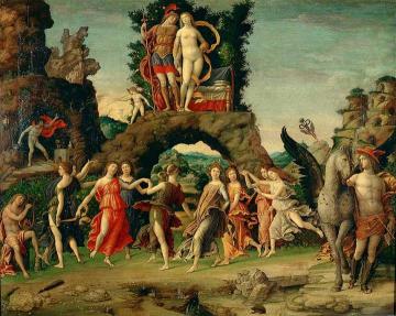 Parnassus Artwork by Andrea Mantegna