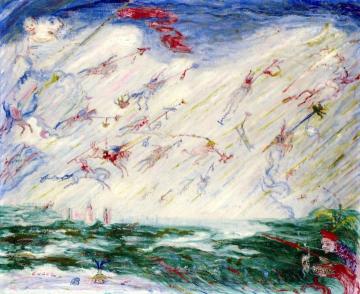 The Ride Of The Valkyries Artwork by James Ensor