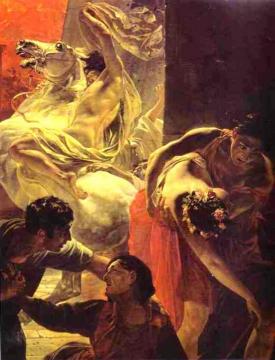 The Last Day Of Pompeii (detail 4) Artwork by Karl Pavlovich Bryullov