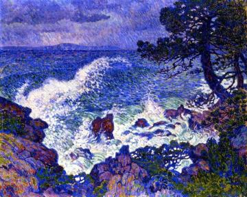 East Wind Artwork by Theo van Rysselberghe
