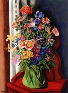 Flowers Artwork by Moise Kisling