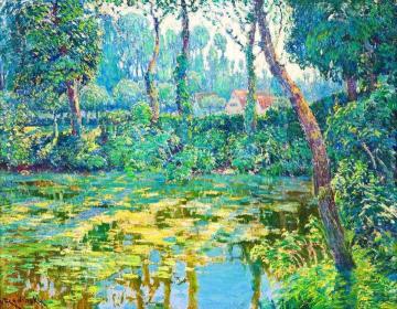 Houses by the River Artwork by Václav Radimský