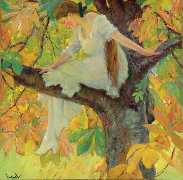 Wood Nymph Artwork by Edward Cucuel