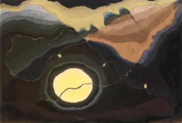 Me And The Moon Artwork by Arthur Dove