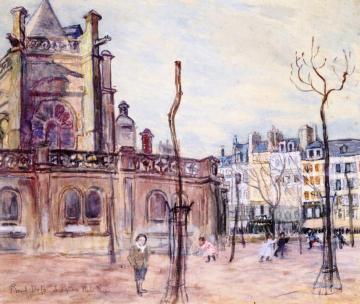 Square Notre-Dame Artwork by Raoul Dufy