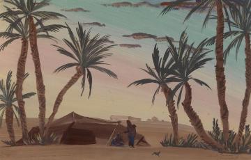 View Of Colomb-behar, Algeria Artwork by Alexander Evgenievich Yakovlev