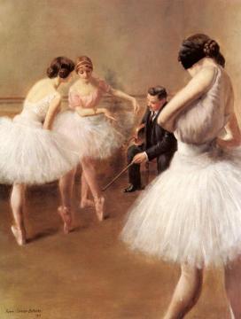 The Ballet Lesson Artwork by Pierre Carrier-Belleuse
