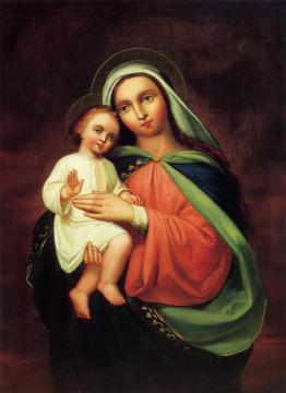 Madonna And Child Artwork by Frank Duveneck