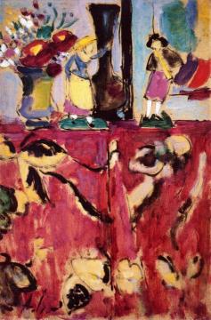 Studio Still LIfe (2 Figures) Artwork by Alexej Jawlensky