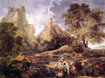 Landscape with Polyphemus Artwork by Nicolas Poussin