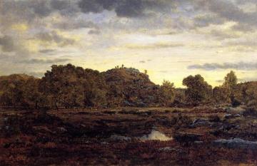 The Gorges d'Apremont at Modday Artwork by Théodore Rousseau