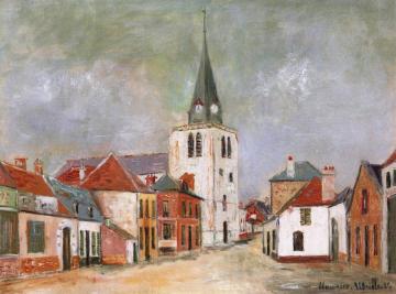 Church In Bucquoy Close To Arras Artwork by Maurice Utrillo