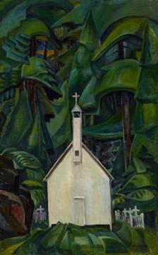 Indian Church Artwork by Emily Carr