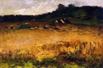 Wheat Field Artwork by William Merritt Chase