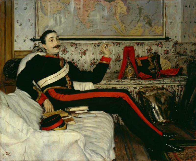 Captain Frederick Gustavus Burnaby, 1870 Artwork by James Tissot