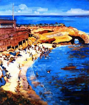 La Jolla Cove Artwork by Alson Skinner Clark
