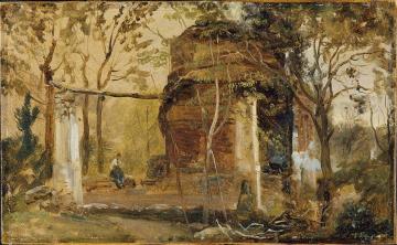 Mausoleum of San Vito near Pozzuoli Artwork by Johan Christian Dahl