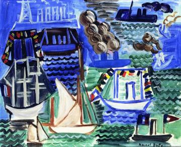 The Port Artwork by Raoul Dufy