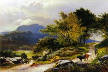 Near Llyn Crafnant Artwork by Sidney Richard Percy