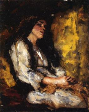 Portrait of a Lady Artwork by Ralph Wormsley Curtis