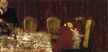 The Dining Room Artwork by Edouard Vuillard