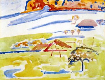 Landscape (Ursenbach) Artwork by Alice Bailly