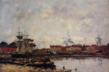 Dunkirk, the Inner Port Artwork by Eugène-Louis Boudin