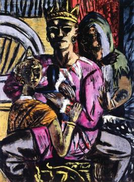 The King Artwork by Max Beckmann
