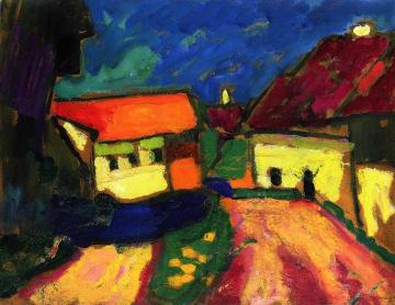 Landscape Study - Dorfstrasse Artwork by Alexej Jawlensky