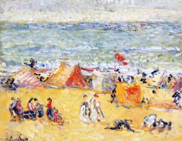 On the Beach Artwork by Nicolas Tarkhoff