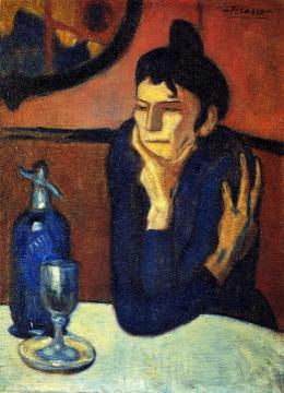 The Absinthe Drinker Artwork by Pablo Picasso
