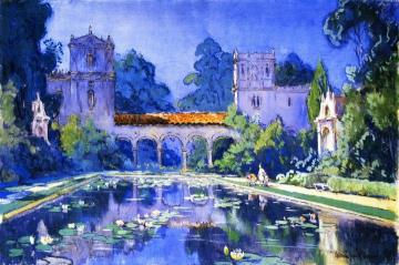 Lily Pond, Balboa Park Artwork by Colin Campbell Cooper