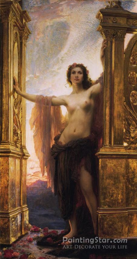 The Gates Of Dawn Artwork by Herbert James Draper