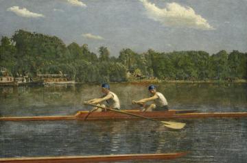 The Biglin Brothers Racing Artwork by Thomas Eakins