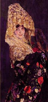 La Maja Artwork by Jose Mongrell Torrent