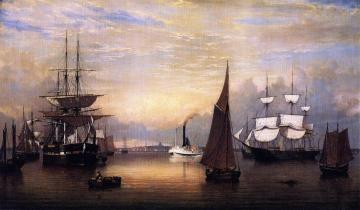 Boston Harbor Artwork by Fitz Hugh Lane