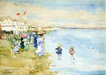 Revere Beach, Boston Artwork by Maurice Prendergast