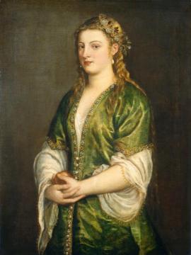 Portrait Of A Lady Artwork by Titian