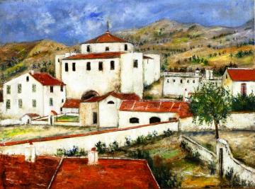 Corsican Landscape Artwork by Maurice Utrillo