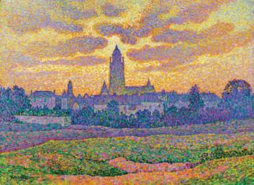The Tour De Batz At Sunset Artwork by Jean Metzinger