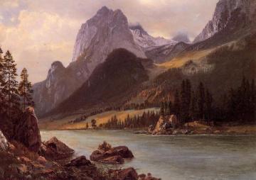 Rocky Mountain Artwork by Albert Bierstadt