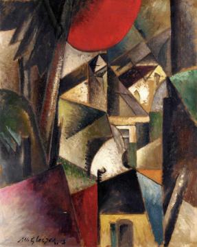 Landscape with Windmill Artwork by Albert Gleizes