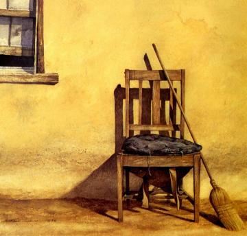 Shearers Chair Artwork by Grahame Sydney
