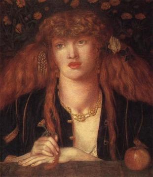 La Bionda del Balcone Artwork by Dante Gabriel Rossetti