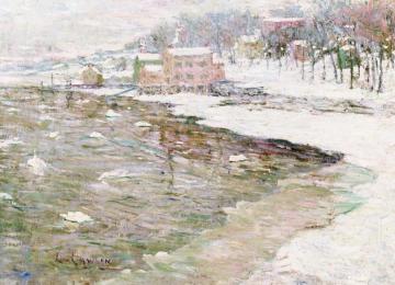 Winter Reflections Artwork by Ernest Lawson