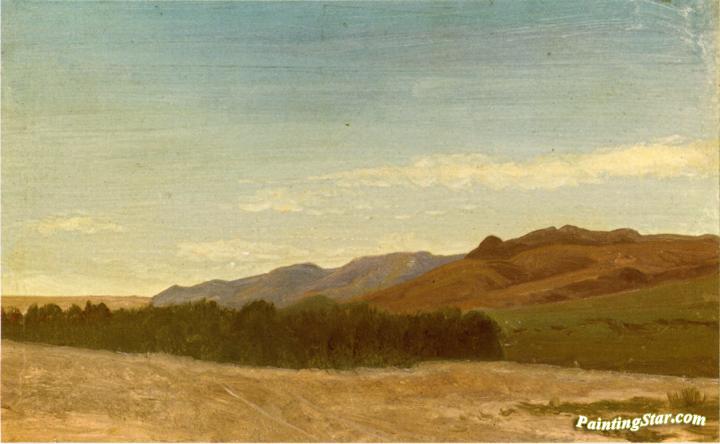 The Plains Near Fort Laramie Artwork by Albert Bierstadt